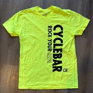 CycleBar Men's Neon Yellow T-Shirt